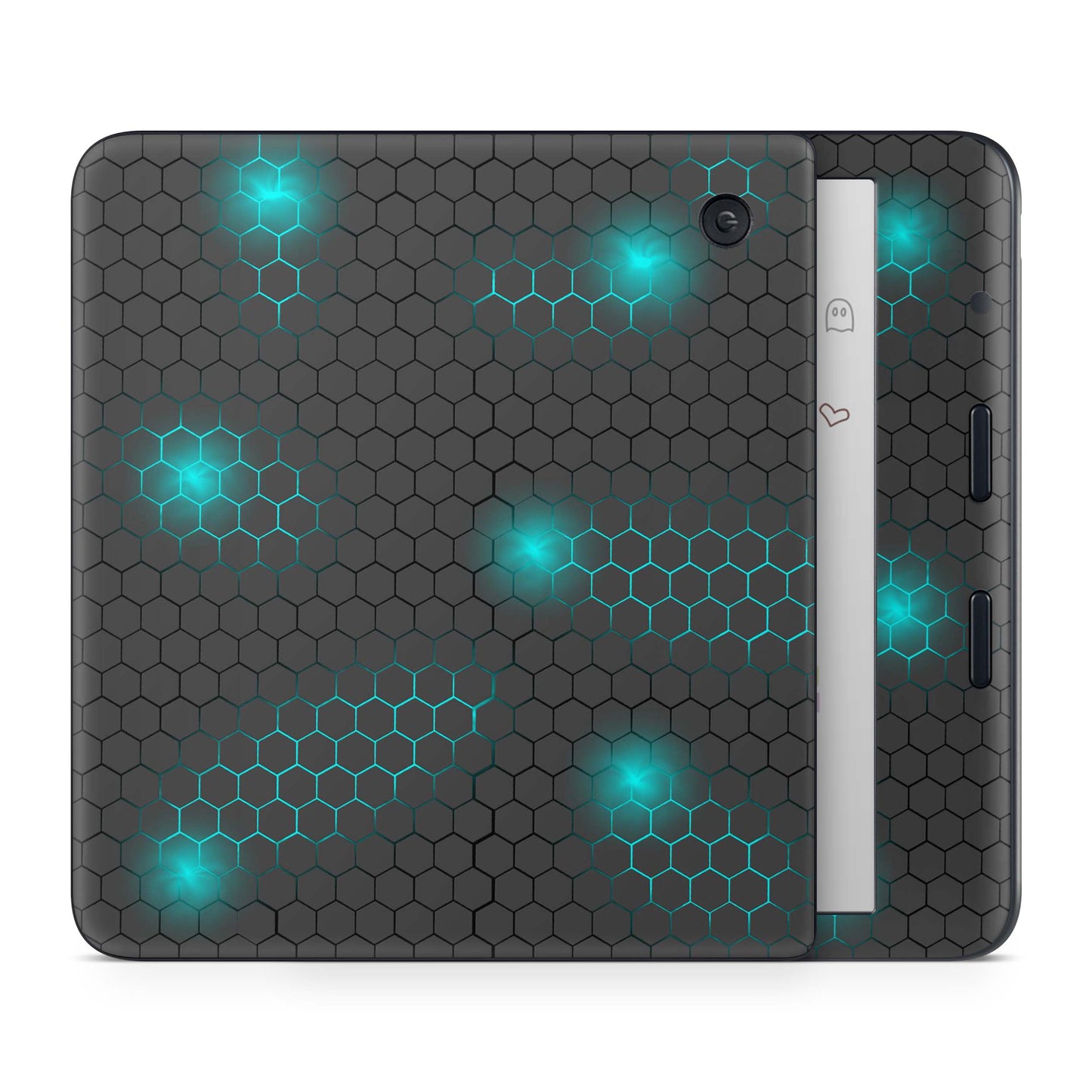 Kobo Libra 2 / Tolino Vision 6 Skin Schutzfolie Kratzerschutz Design Vinyl Aufkleber Exo small blue Aufkleber skins4u   