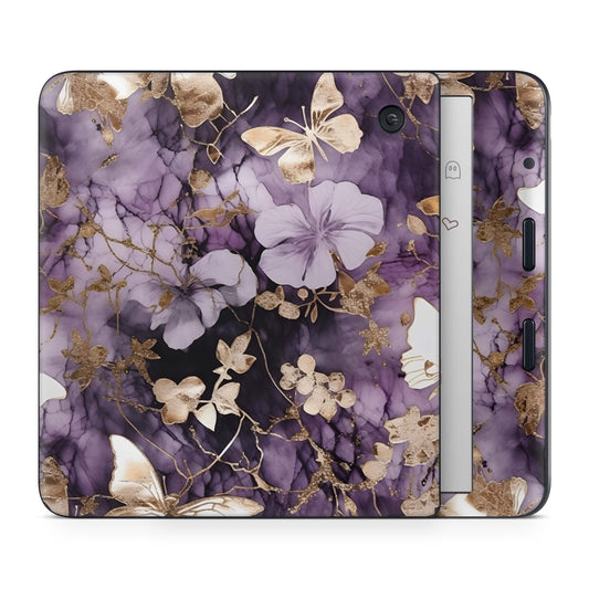 Kobo Libra 2 / Tolino Vision 6 Skin Schutzfolie Kratzerschutz Design Vinyl Aufkleber Flower and Butterfly Aufkleber skins4u   