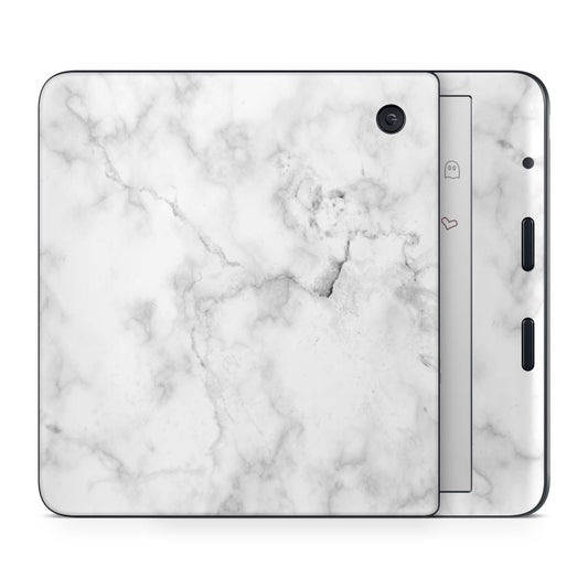 Kobo Libra 2 / Tolino Vision 6 Skin Schutzfolie Kratzerschutz Design Vinyl Aufkleber Marmor weiss Aufkleber skins4u   