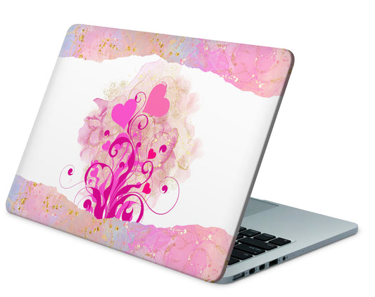 MacBook Neo Skin 13" Vinyl Schutzfolie Boarder Hearts Aufkleber Skins4u