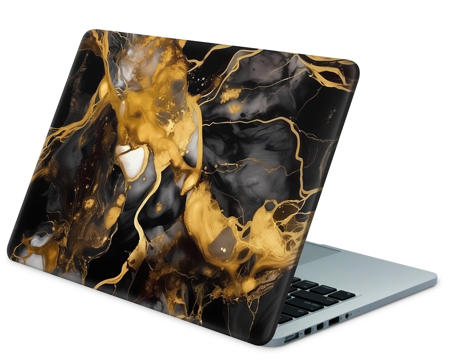 MacBook Neo Skin 13" Vinyl Schutzfolie Dark Gold Aufkleber Skins4u