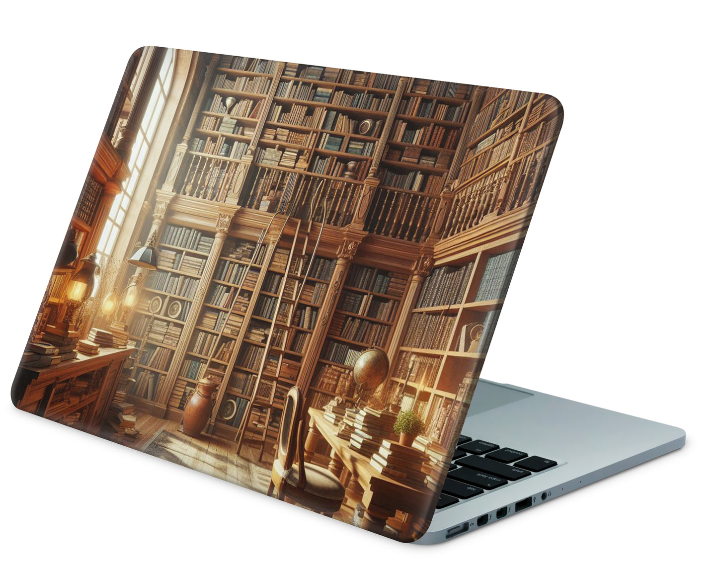 MacBook Neo Skin 13" Vinyl Schutzfolie Library Aufkleber Skins4u