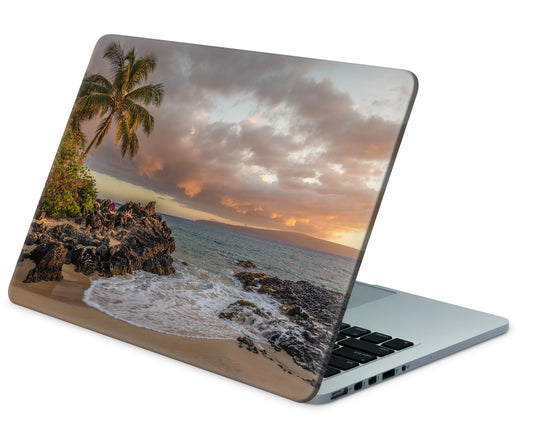 MacBook Neo Skin 13" Vinyl Schutzfolie Palmenbucht Aufkleber Skins4u
