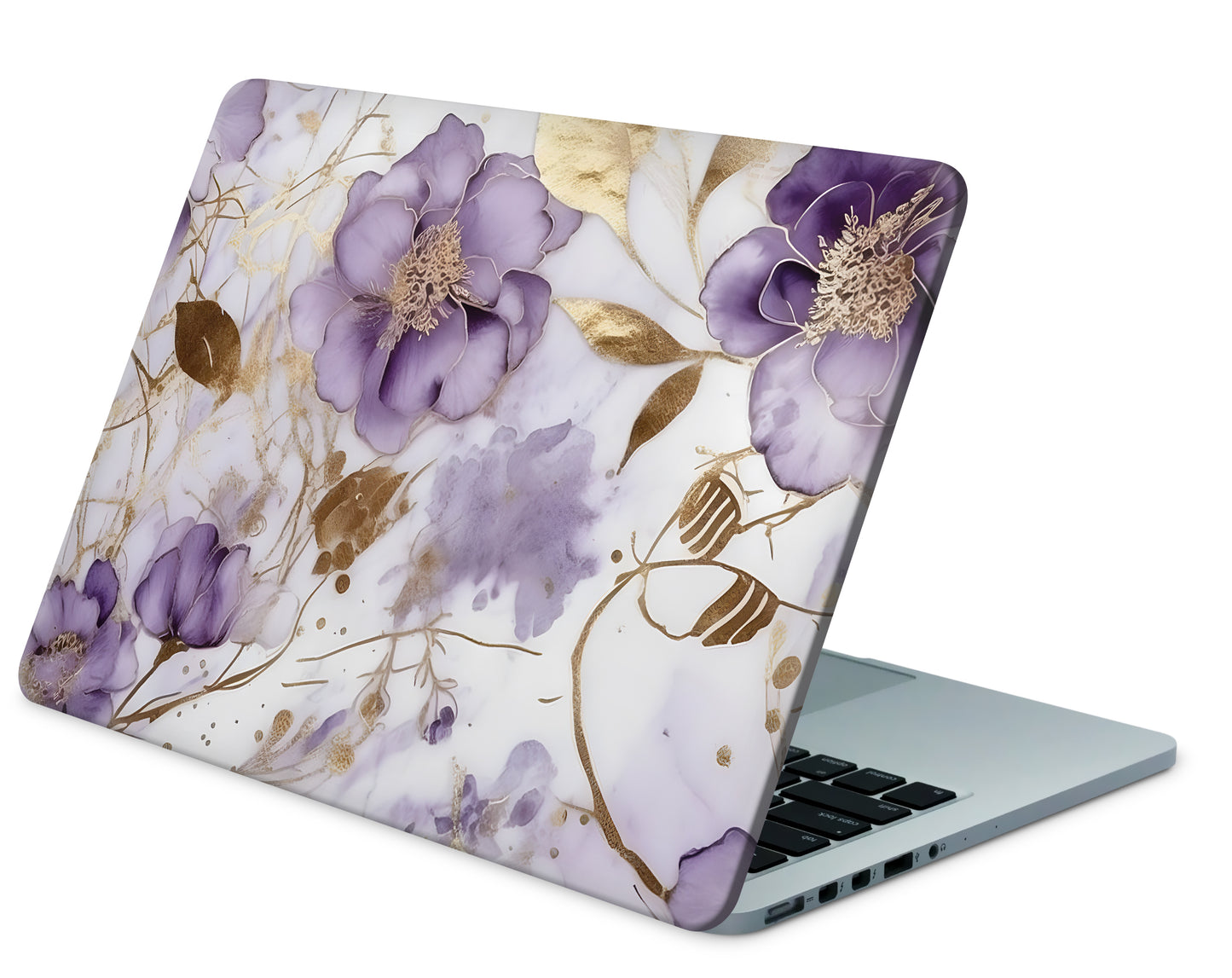 MacBook Neo Skin 13" Vinyl Schutzfolie Purple Heart Aufkleber Skins4u