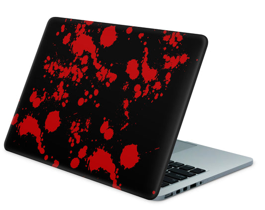 MacBook Neo Skin 13" Vinyl Schutzfolie Blood Black Aufkleber Skins4u
