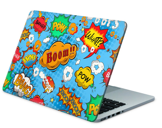 MacBook Neo Skin 13" Vinyl Schutzfolie Comics Blue Aufkleber Skins4u