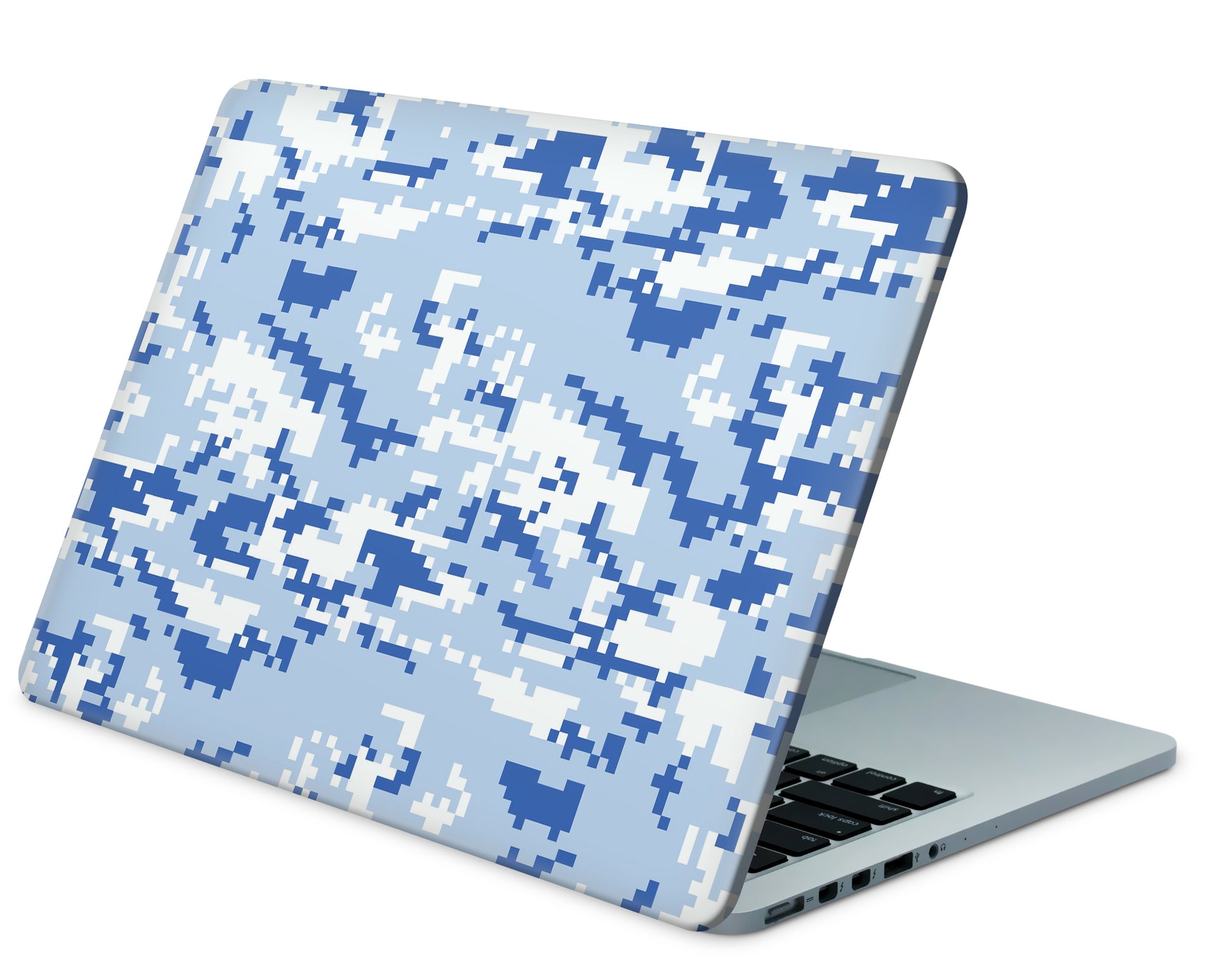 MacBook Neo Skin 13" Vinyl Schutzfolie Digital Camo Blue Aufkleber Skins4u