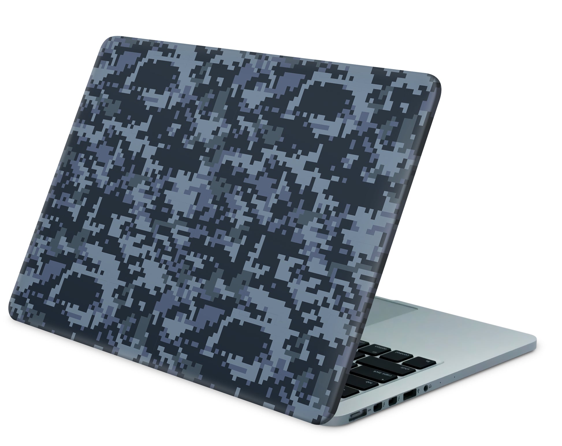 MacBook Neo Skin 13" Vinyl Schutzfolie Digital Navy Camo Aufkleber Skins4u