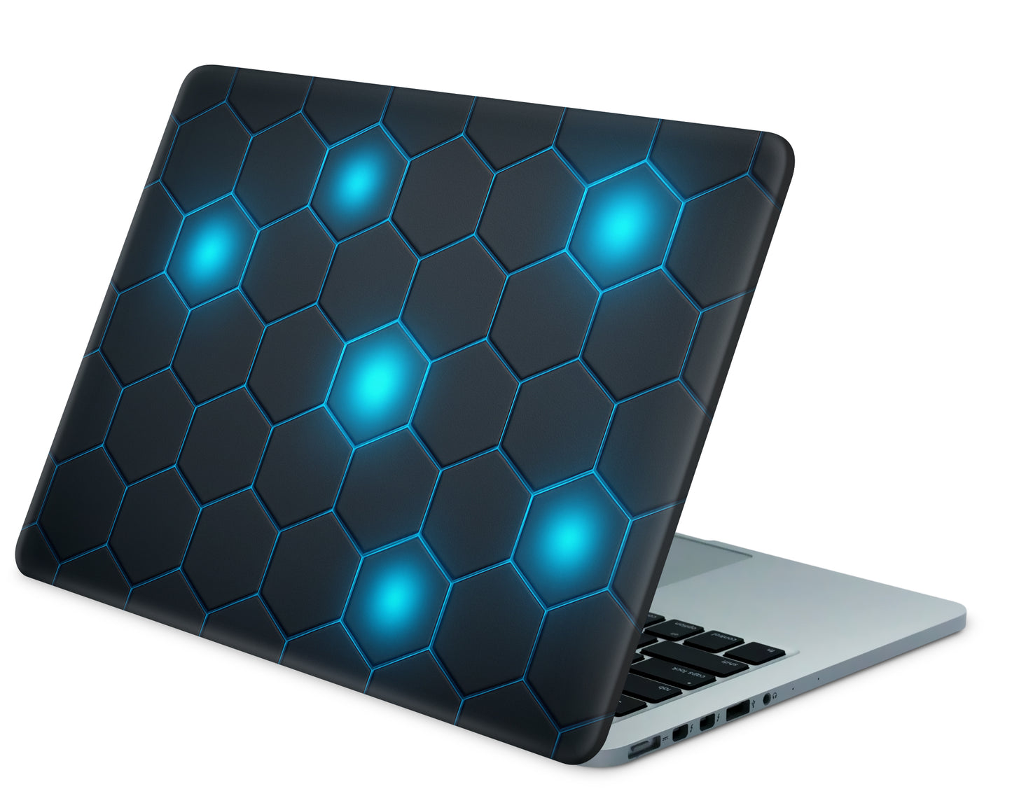 MacBook Neo Skin 13" Vinyl Schutzfolie Exo Blau Aufkleber Skins4u