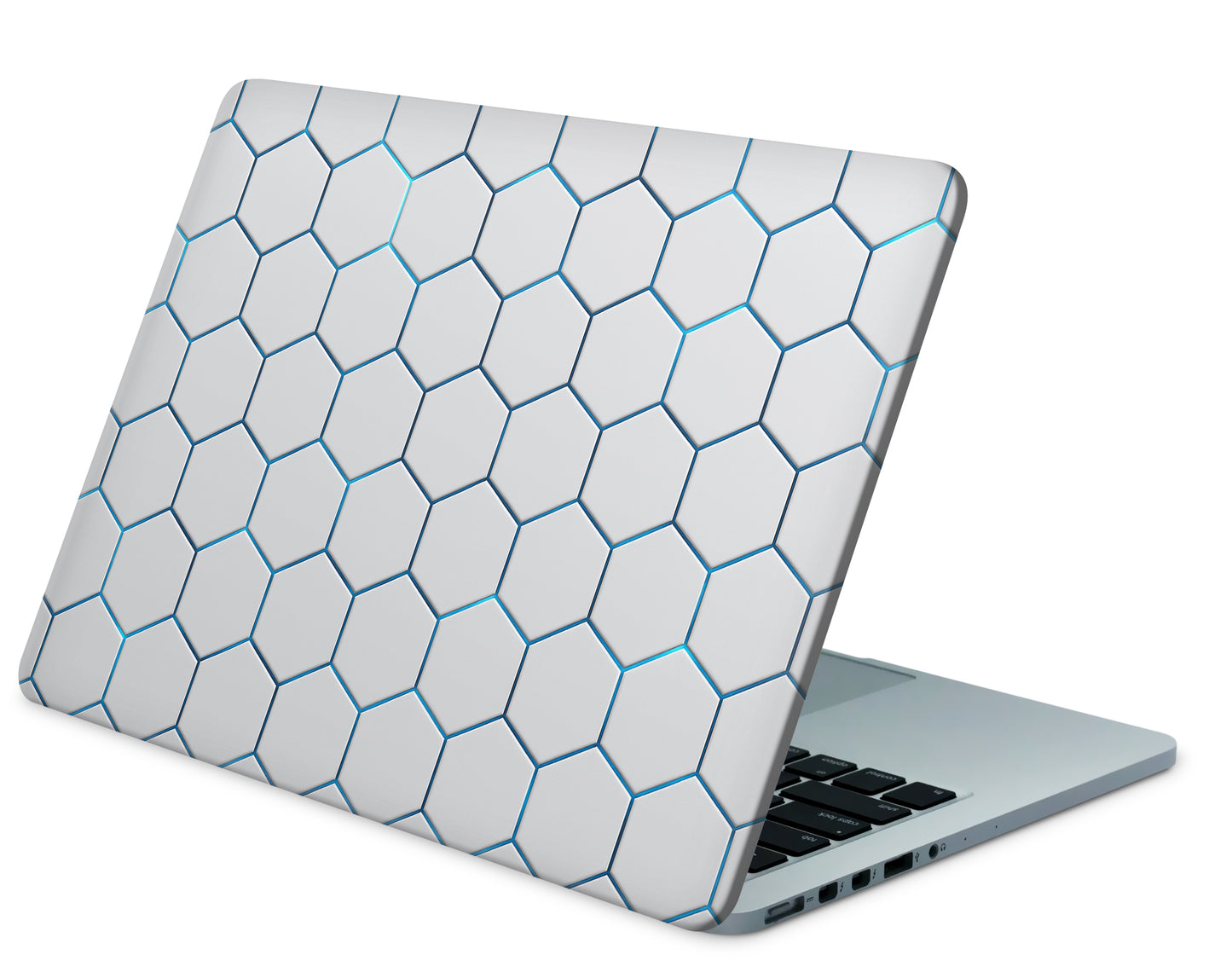 MacBook Neo Skin 13" Vinyl Schutzfolie Exo Light Blue Aufkleber Skins4u