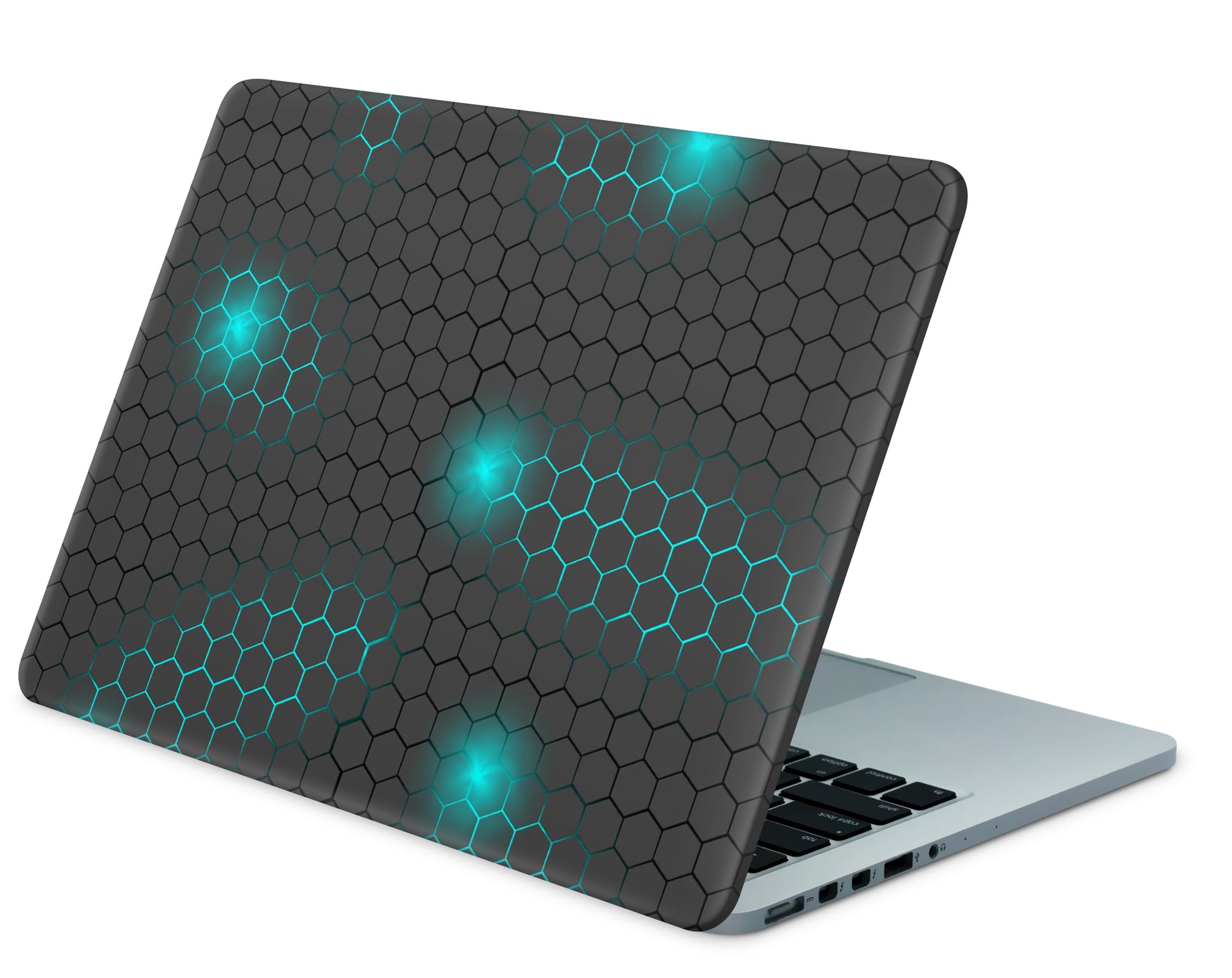 MacBook Neo Skin 13" Vinyl Schutzfolie Exo Small Blue Aufkleber Skins4u