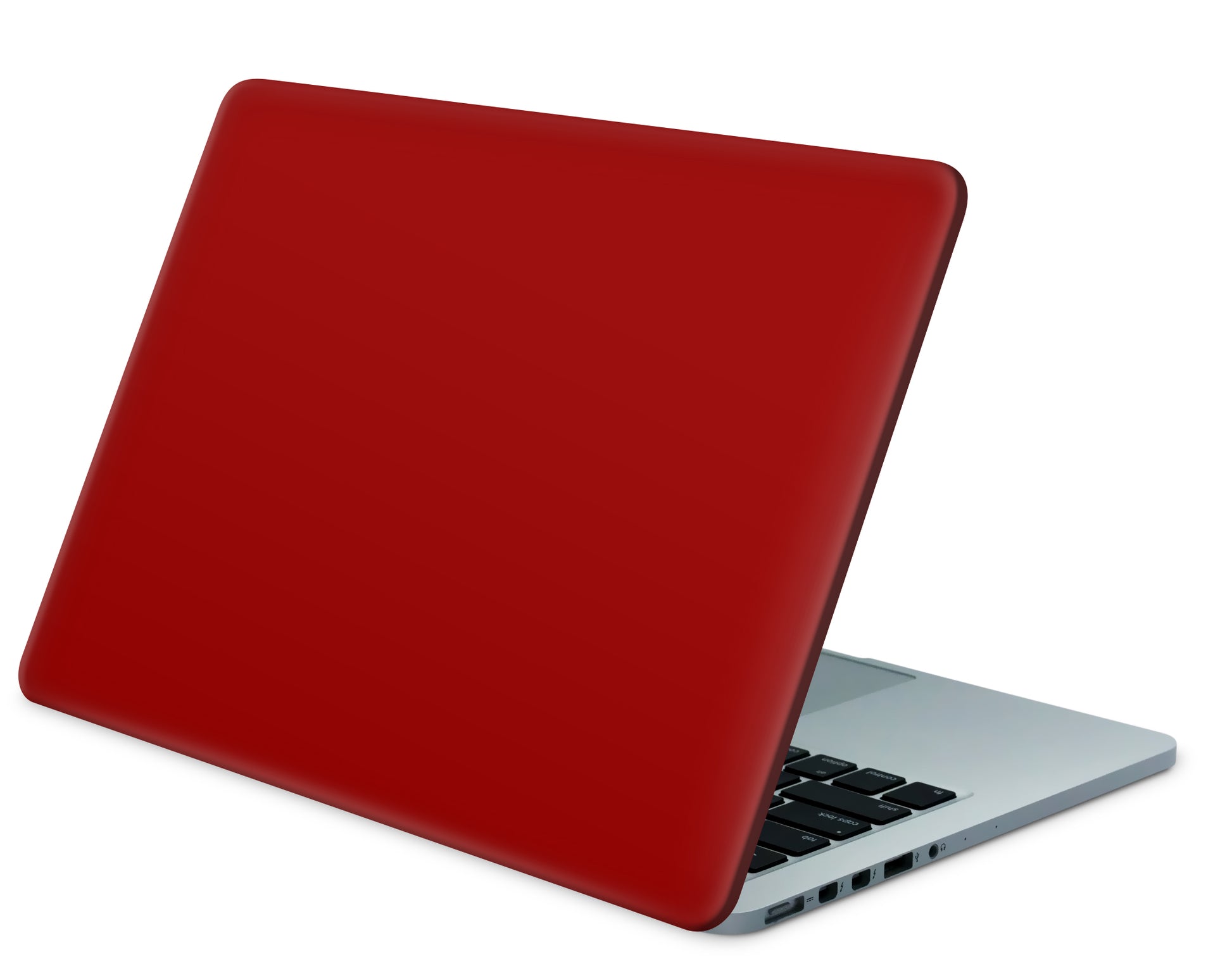 MacBook Neo Skin 13" Vinyl Schutzfolie Solid Rot Dunkelrot Aufkleber Skins4u