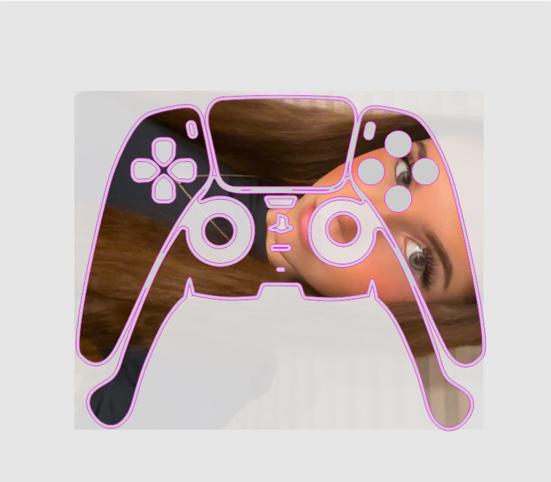 Playstation 5 PS5 Controller Skin individueller Aufkleber selbst gestalten personalisiert cpb_product Skins4u