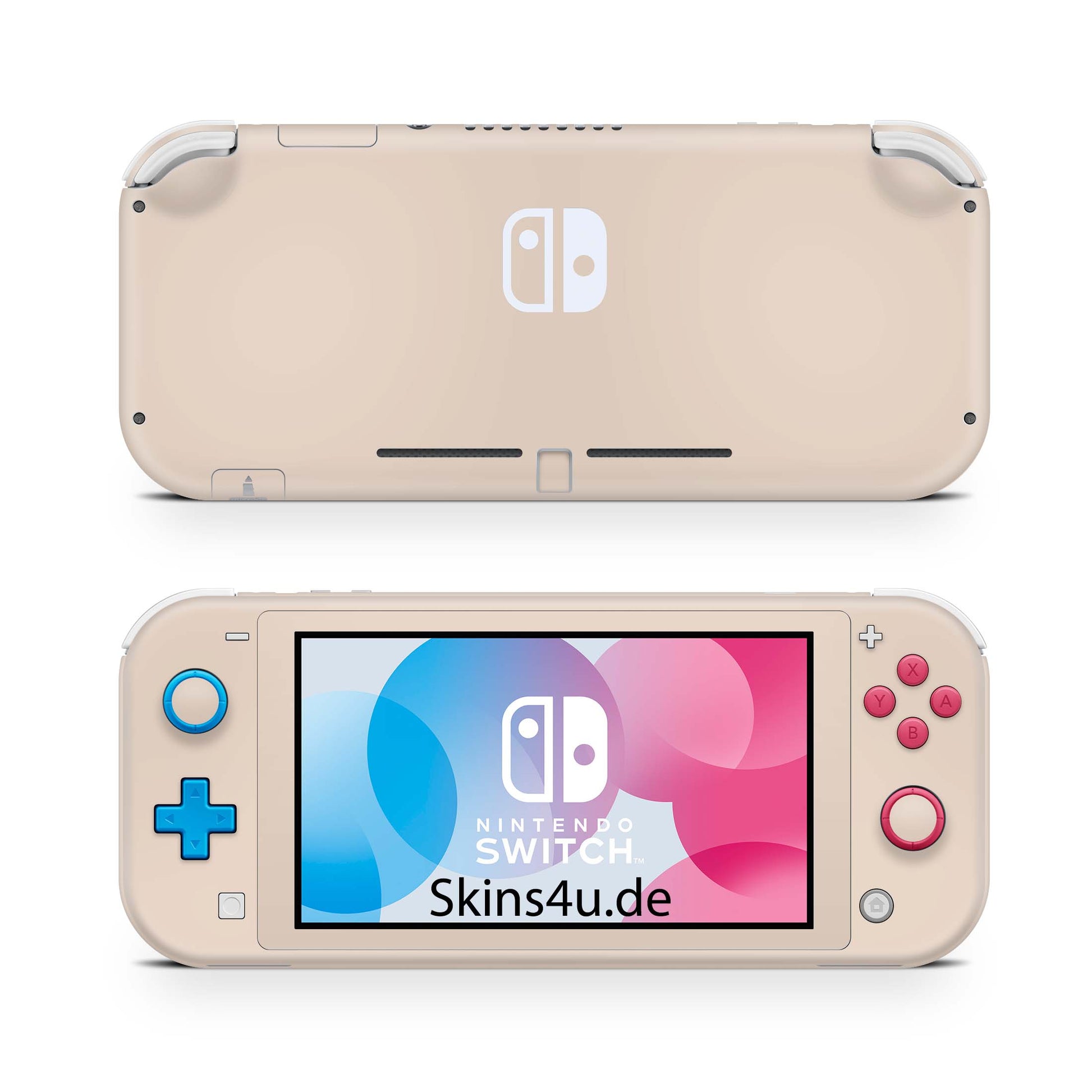 Nintendo Switch Lite Skin Aufkleber Schutzfolie Vinyl Skins Cream Aufkleber skins4u   