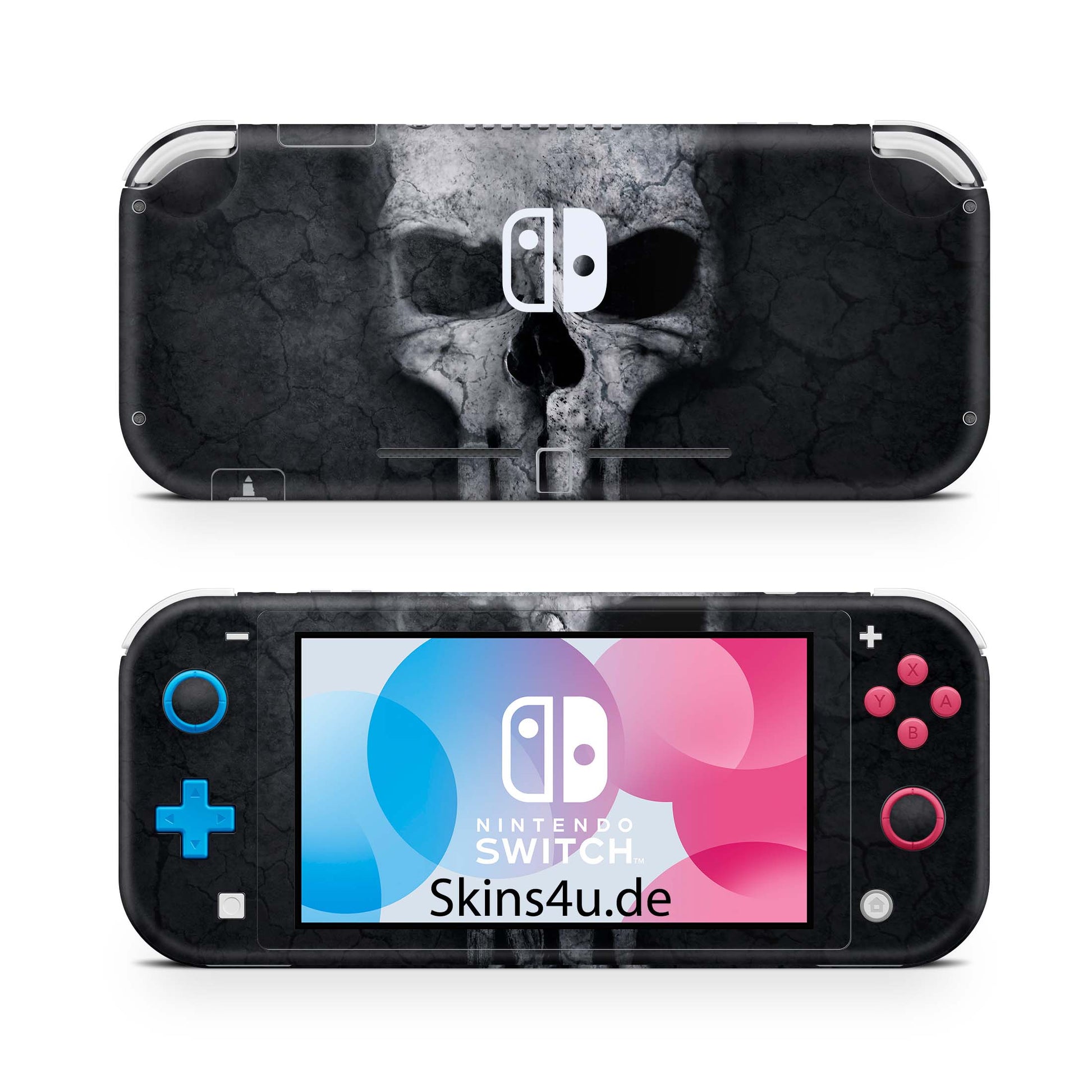 Nintendo Switch Lite Skin Aufkleber Schutzfolie Vinyl Skins Hard Skull Aufkleber skins4u   