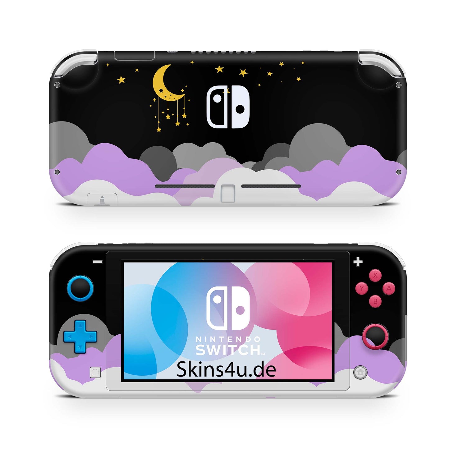 Nintendo Switch Lite Skin Aufkleber Schutzfolie Vinyl Skins Nachthimmel Aufkleber skins4u   