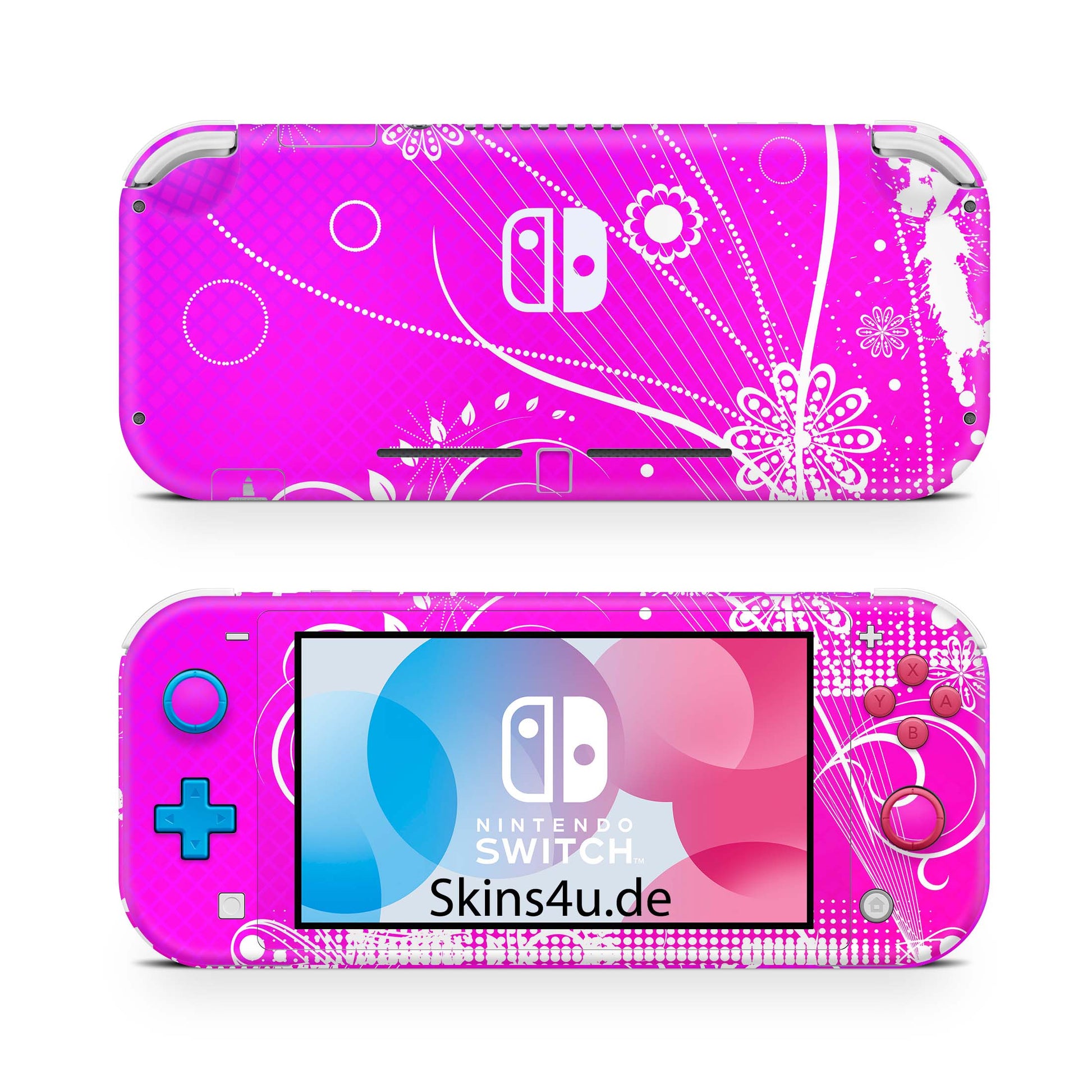 Nintendo Switch Lite Skin Aufkleber Schutzfolie Vinyl Skins Pink Crush Aufkleber skins4u   