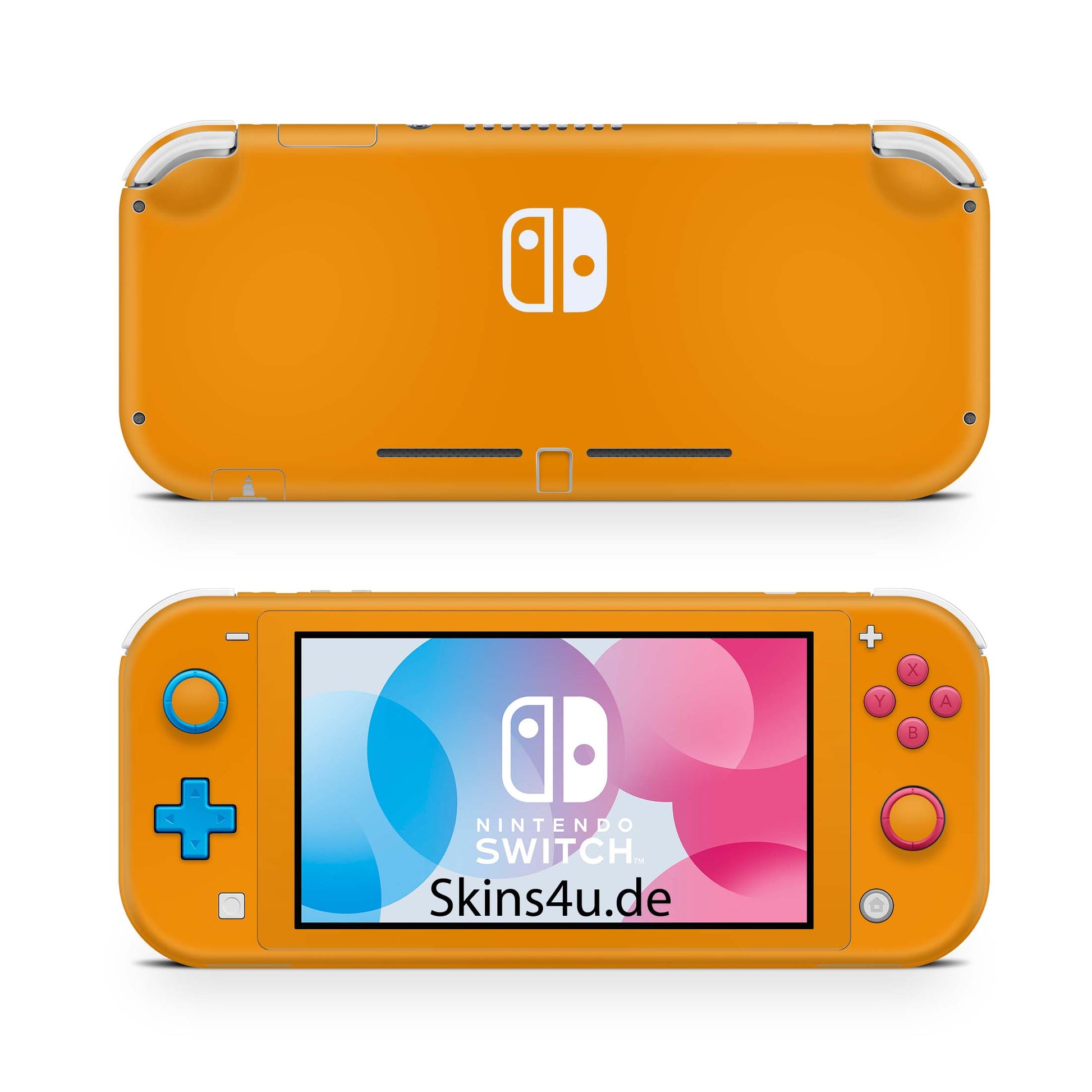 Nintendo Switch Lite Skin Aufkleber Schutzfolie Vinyl Skins Solid State orange Aufkleber skins4u   