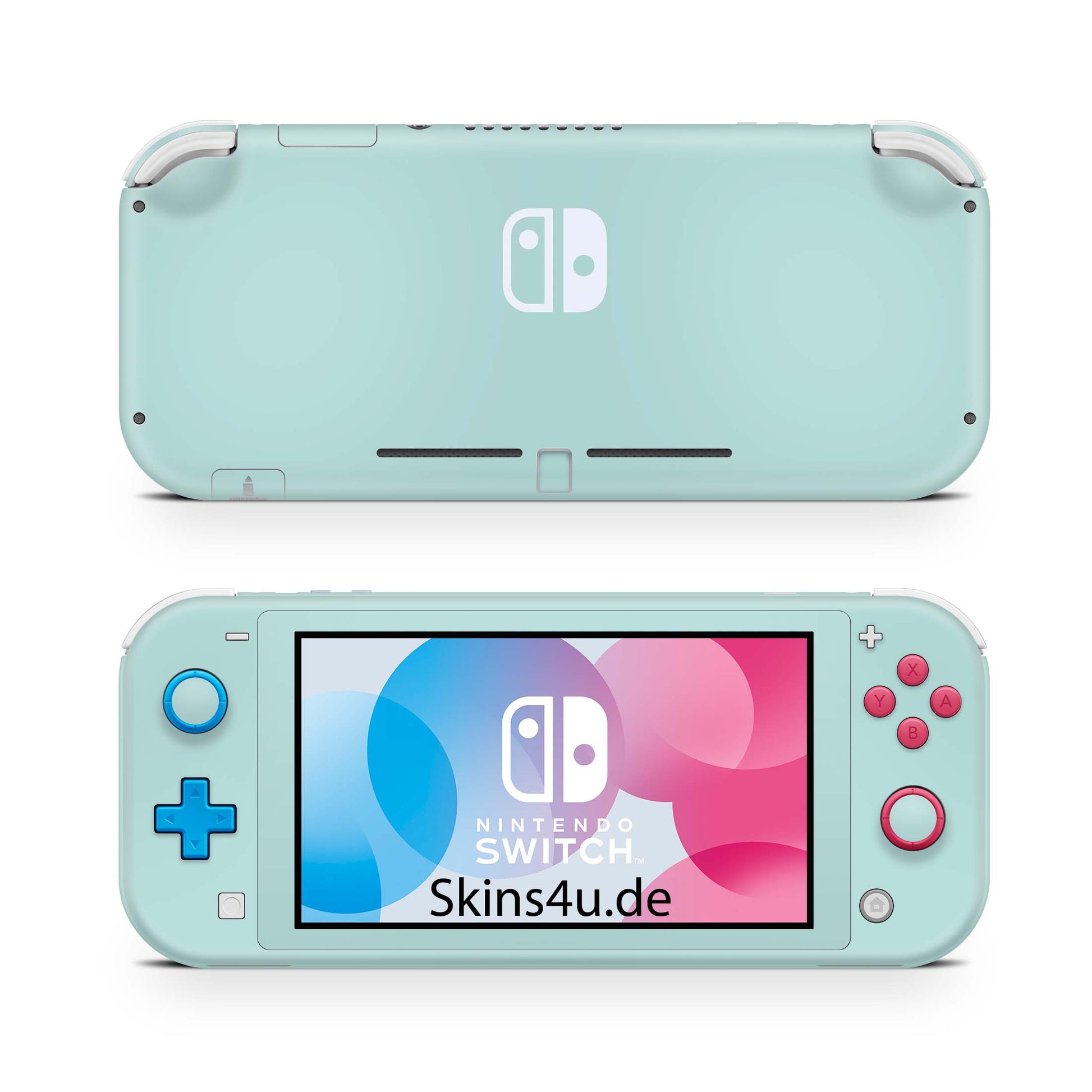 Nintendo Switch Lite Skin Aufkleber Schutzfolie Vinyl Skins Solid state mint Aufkleber skins4u   