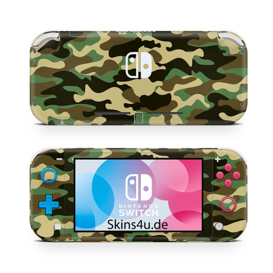 Nintendo Switch Lite Skin Aufkleber Schutzfolie Vinyl Skins Wood Camo Aufkleber skins4u   