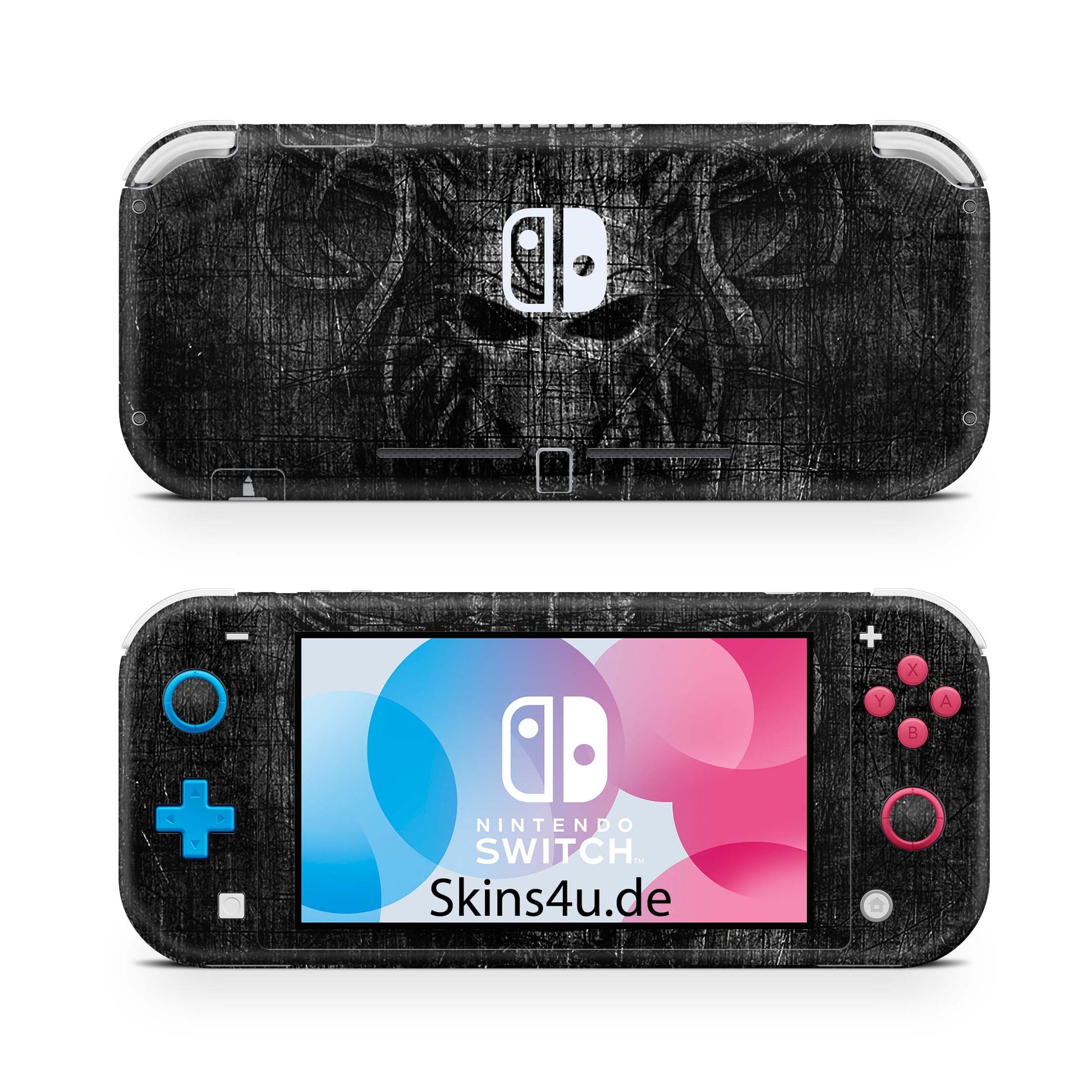 Nintendo Switch Lite Skin Aufkleber Schutzfolie Vinyl Skins black demon Aufkleber skins4u   