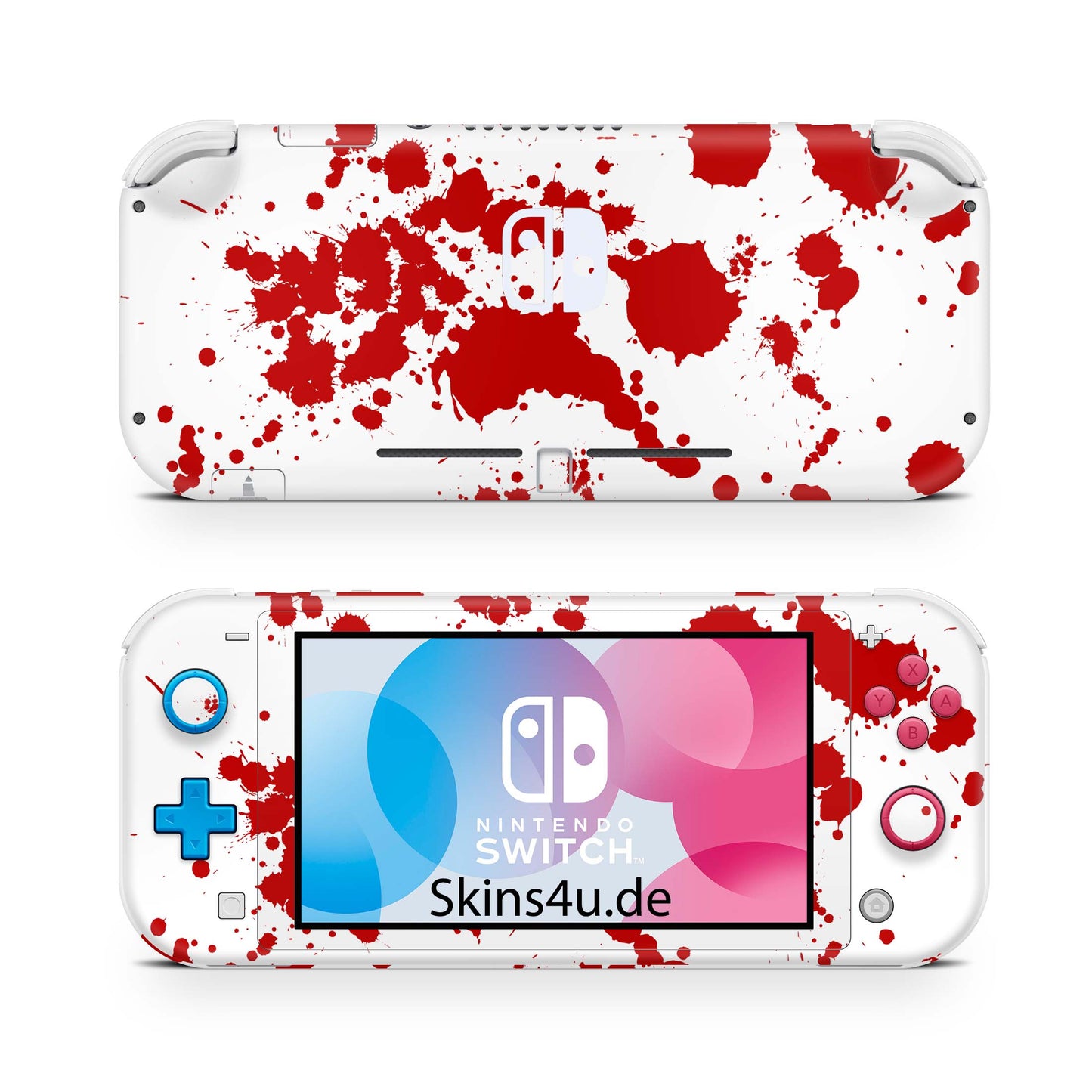 Nintendo Switch Lite Skin Aufkleber Schutzfolie Vinyl Skins blood Aufkleber skins4u   