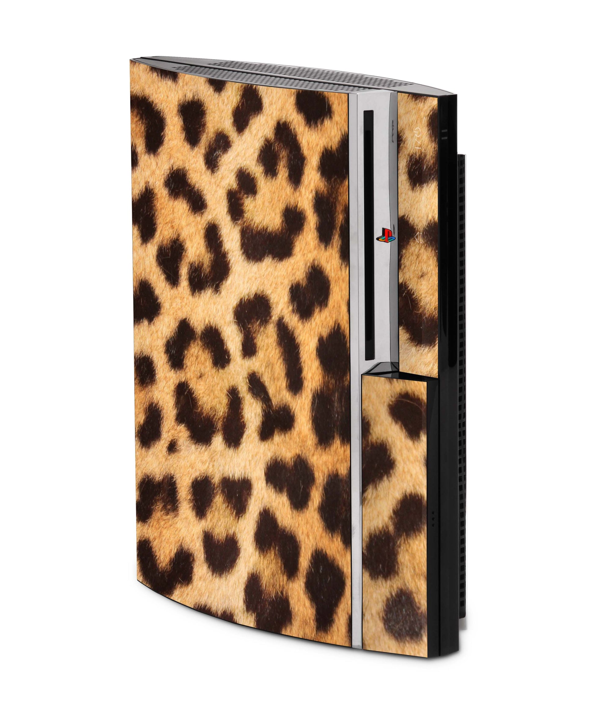 PS3 Skin Aufkleber für Fat Lady Playstation 3 Cover Folie Leopardenfell Aufkleber skins4u   