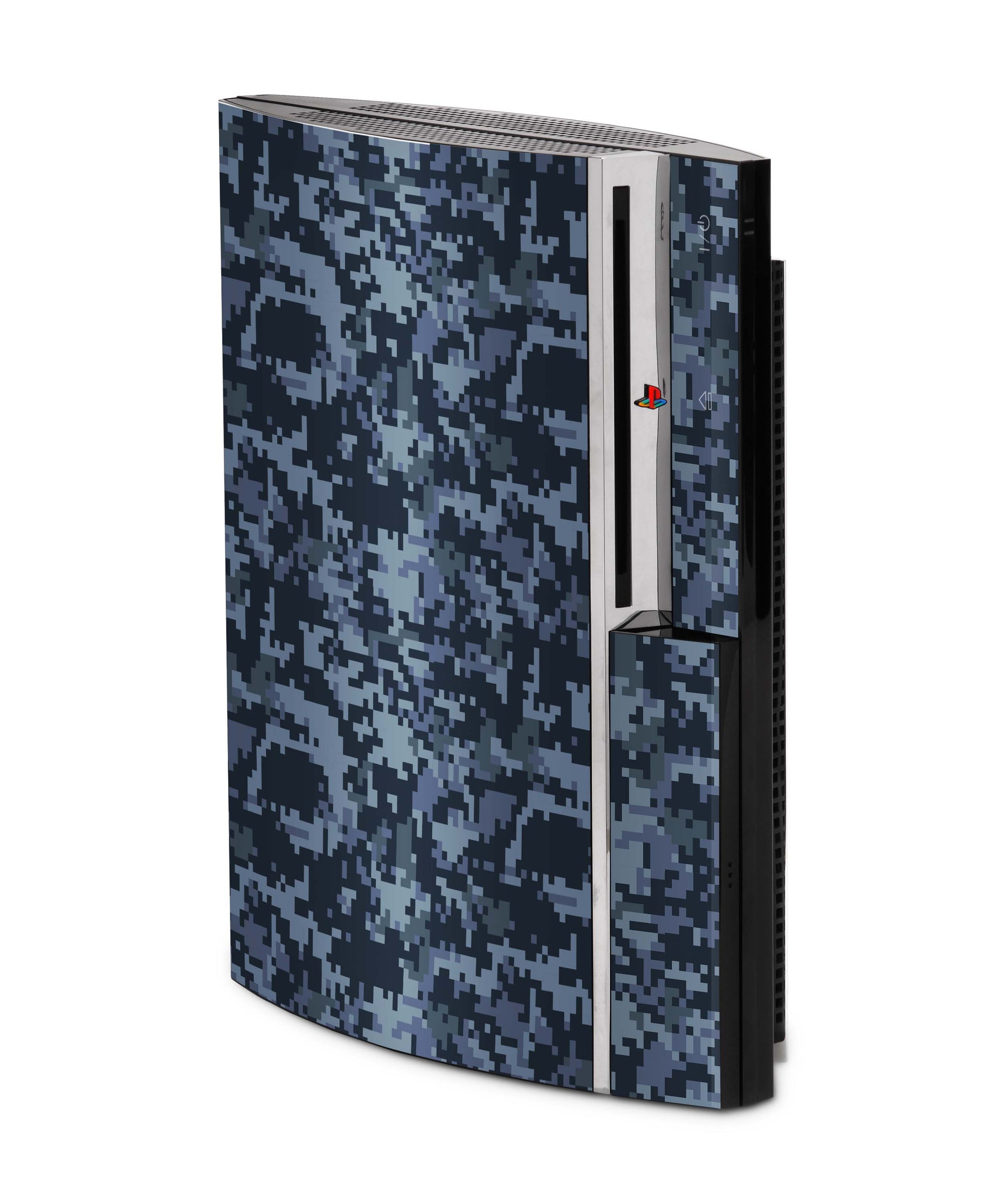 PS3 Skin Aufkleber für Fat Lady Playstation 3 Cover Folie digital-navy-camo Aufkleber skins4u   