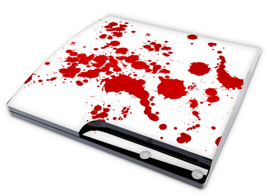 Playstation 3 PS3 Slim Skins Design Schutzfolie Vinyl Cover blood Elektronik-Sticker & -Aufkleber skins4u   