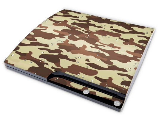 Playstation 3 PS3 Slim Skins Design Schutzfolie Vinyl Cover desert camo Elektronik-Sticker & -Aufkleber skins4u   