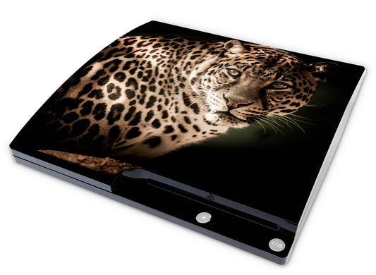 Playstation 3 PS3 Slim Skins Design Schutzfolie Vinyl Cover leopard Elektronik-Sticker & -Aufkleber skins4u   