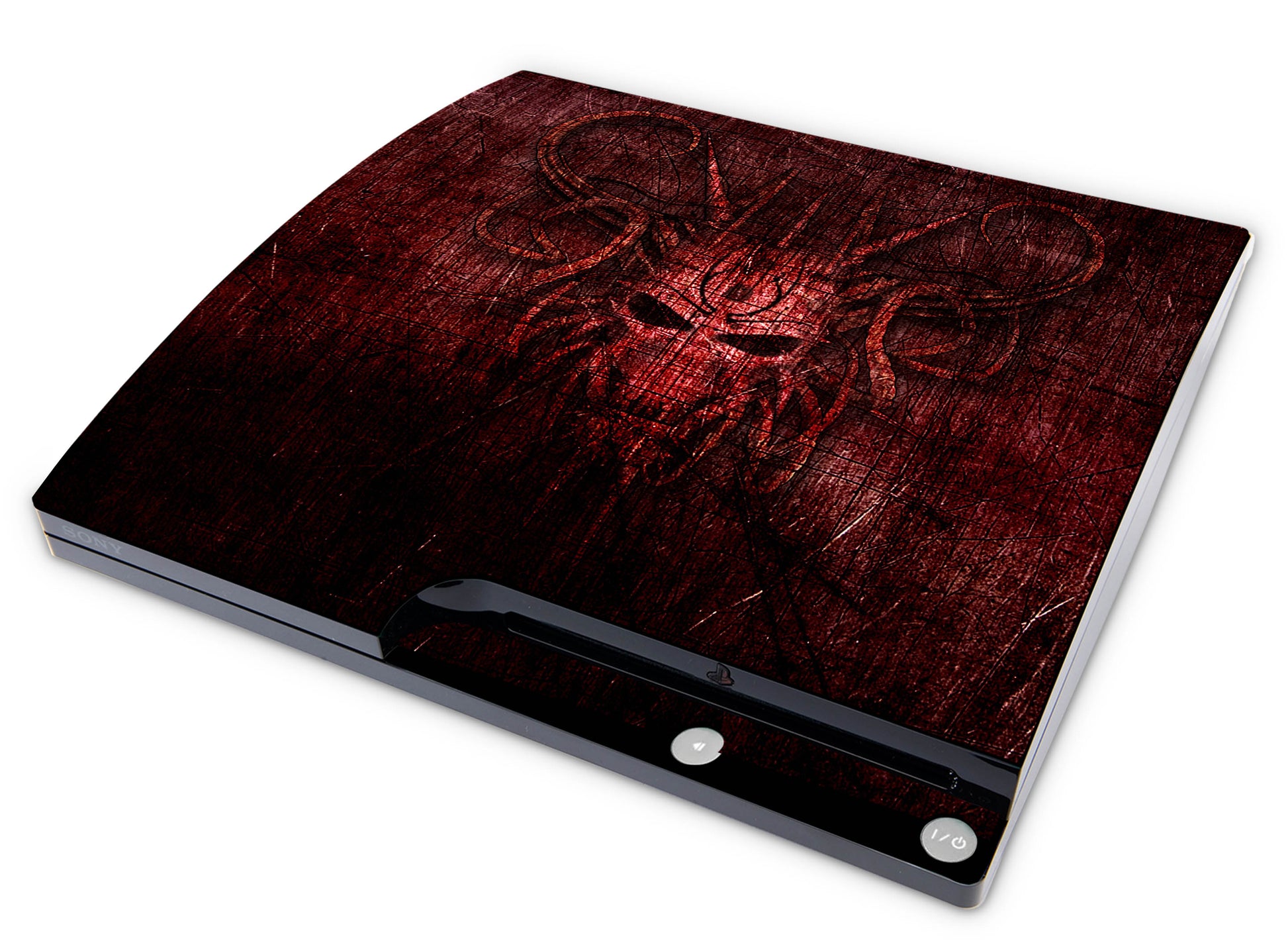 Playstation 3 PS3 Slim Skins Design Schutzfolie Vinyl Cover red demon Elektronik-Sticker & -Aufkleber skins4u   