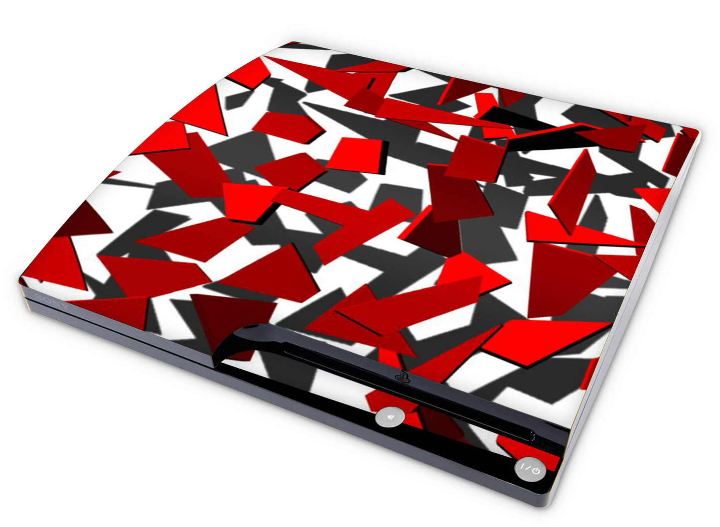Playstation 3 PS3 Slim Skins Design Schutzfolie Vinyl Cover signal red Elektronik-Sticker & -Aufkleber skins4u   