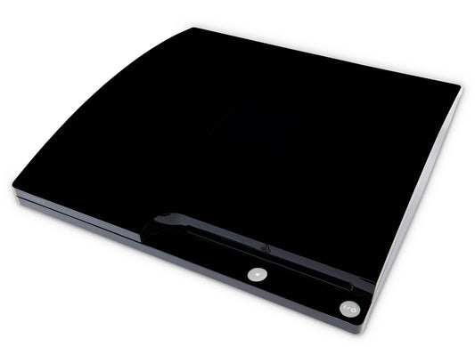 Playstation 3 PS3 Slim Skins Design Schutzfolie Vinyl Cover solid state black Elektronik-Sticker & -Aufkleber skins4u   