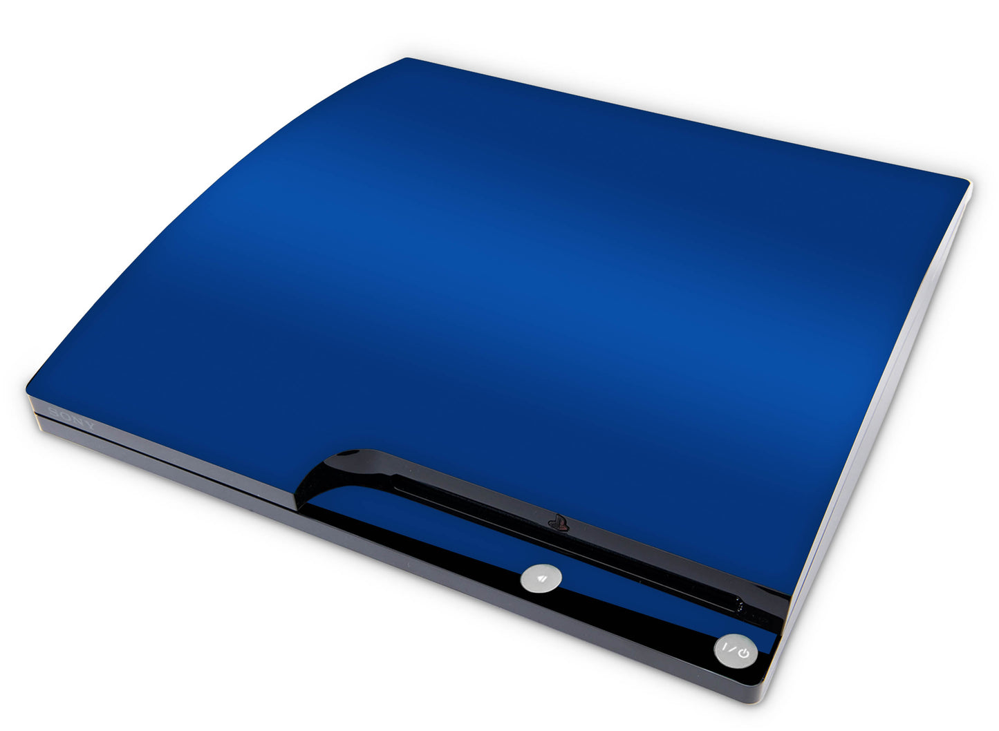 Playstation 3 PS3 Slim Skins Design Schutzfolie Vinyl Cover solid state darkblue Elektronik-Sticker & -Aufkleber skins4u   
