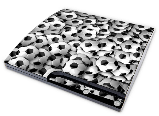 Playstation 3 PS3 Slim Skins Design Schutzfolie Vinyl Cover viele fussbaelle Elektronik-Sticker & -Aufkleber skins4u   