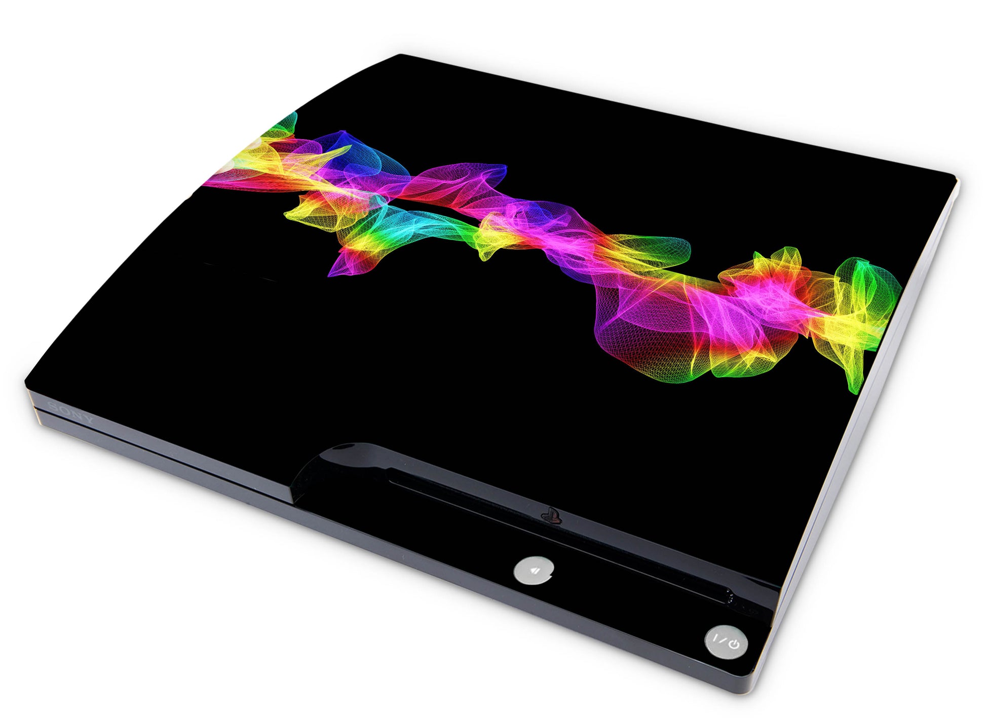 Playstation 3 PS3 Slim Skins Design Schutzfolie Vinyl Cover waving colors Elektronik-Sticker & -Aufkleber skins4u   