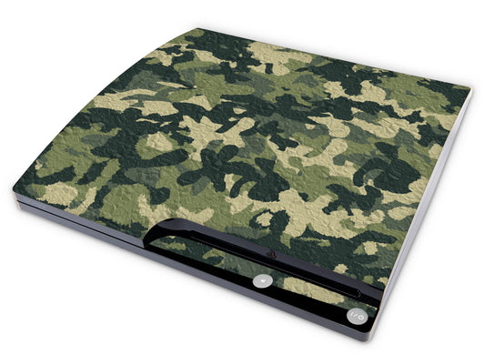 Playstation 3 PS3 Slim Skins Design Schutzfolie Vinyl Cover wood camo crumble Elektronik-Sticker & -Aufkleber skins4u   