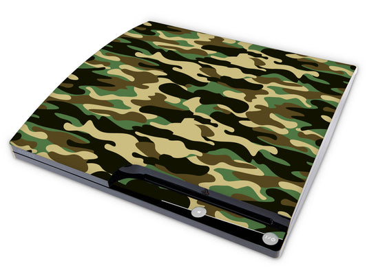 Playstation 3 PS3 Slim Skins Design Schutzfolie Vinyl Cover wood camo Elektronik-Sticker & -Aufkleber skins4u   