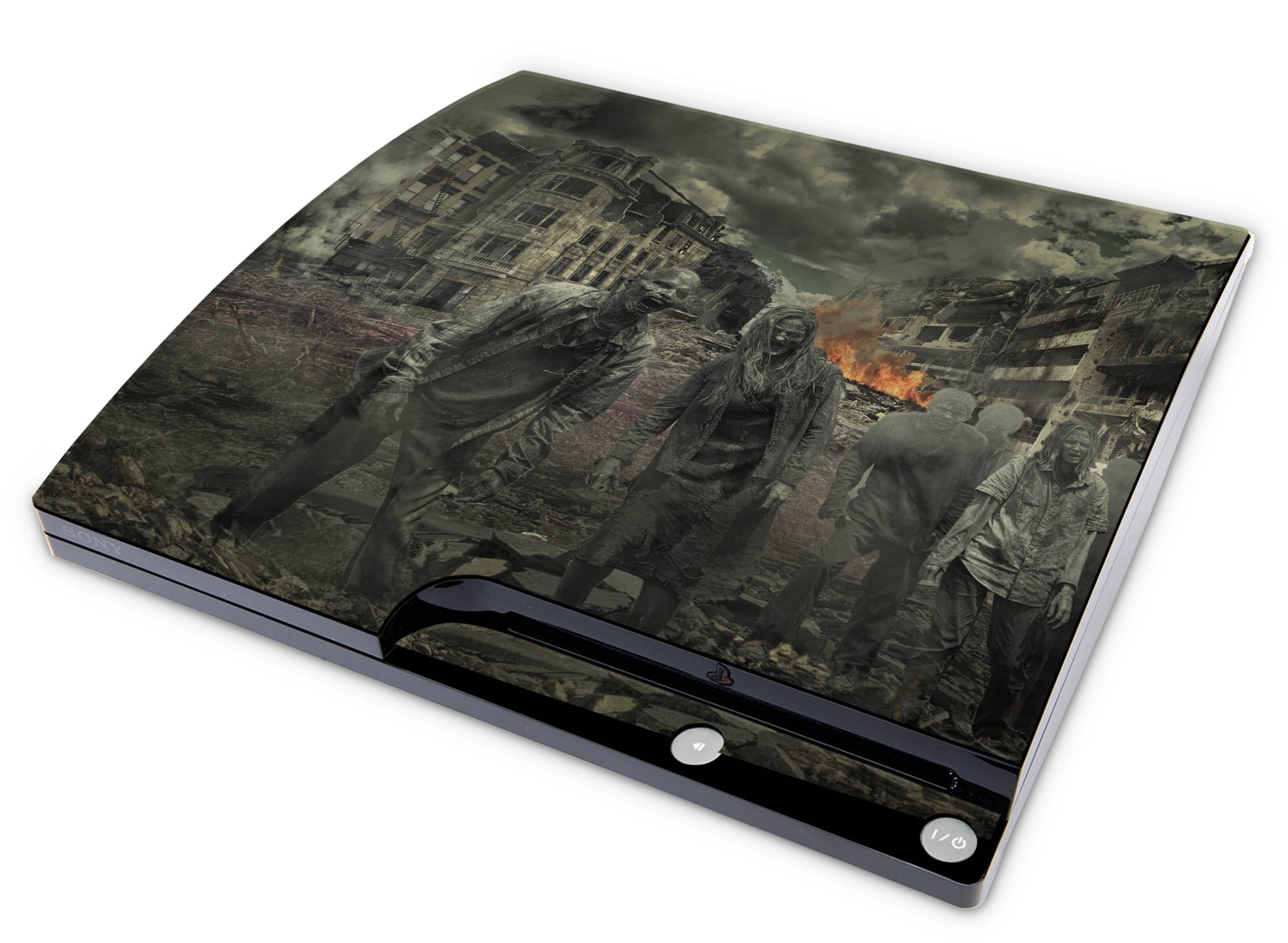 Playstation 3 PS3 Slim Skins Design Schutzfolie Vinyl Cover zombie attack Elektronik-Sticker & -Aufkleber skins4u   