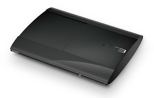 Playstation 3 Super Slim PS3 Skins Design Schutzfolie Vinyl Cover carbon Aufkleber skins4u   