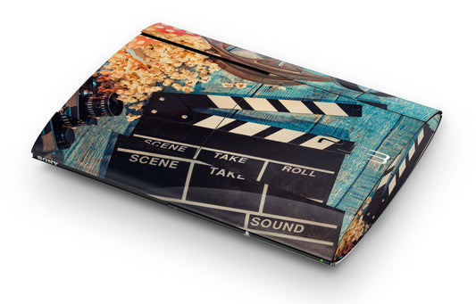 Playstation 3 Super Slim PS3 Skins Design Schutzfolie Vinyl Cover cinema Aufkleber skins4u   