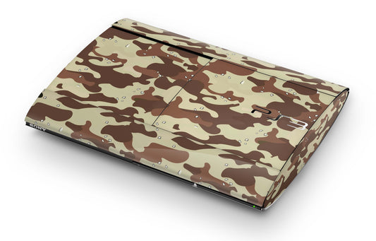 Playstation 3 Super Slim PS3 Skins Design Schutzfolie Vinyl Cover desert camo Aufkleber skins4u   