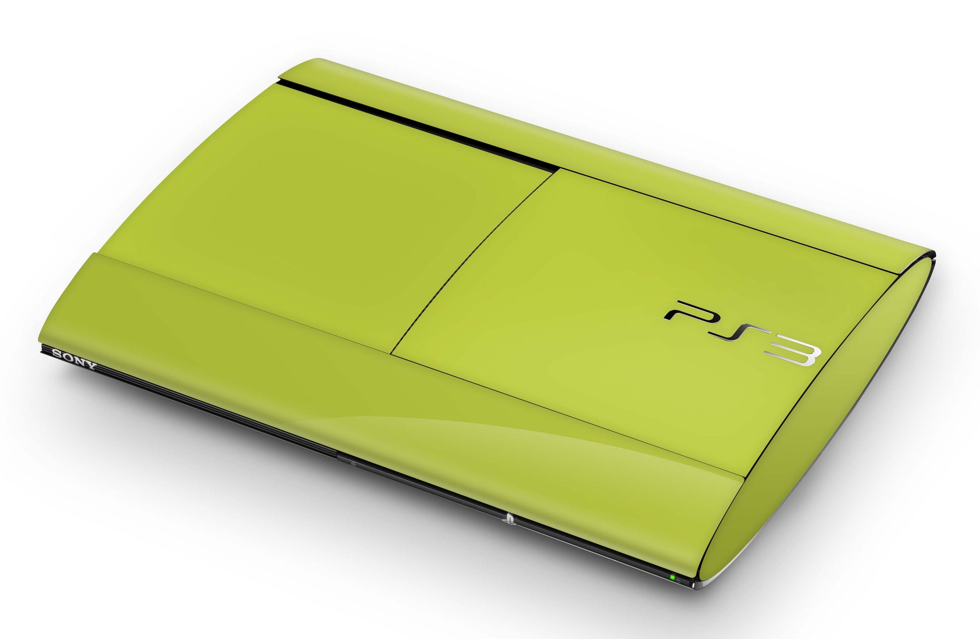 Playstation 3 Super Slim PS3 Skins Design Schutzfolie Vinyl Cover solid state lime Aufkleber skins4u   