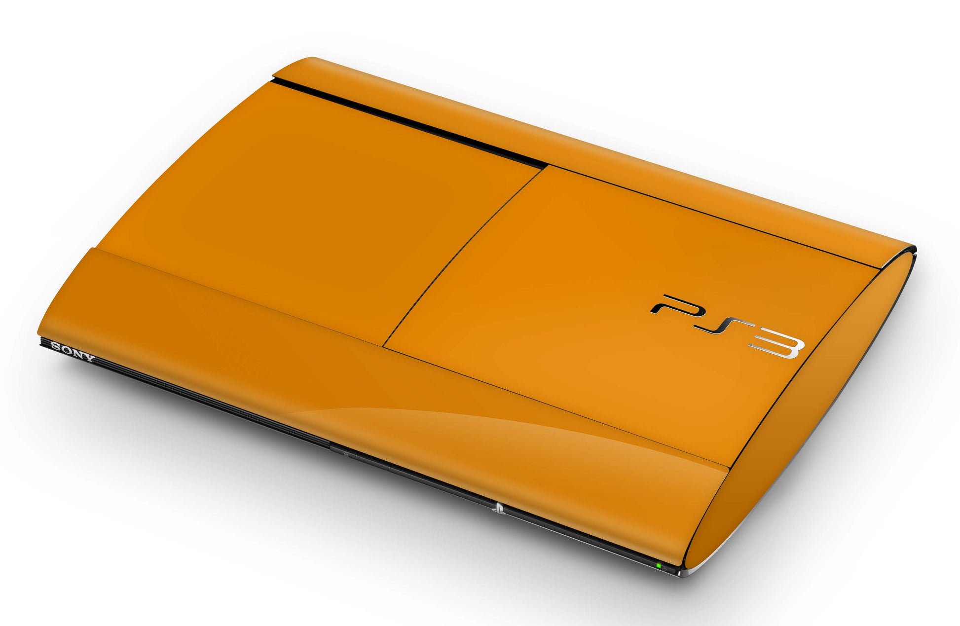 Playstation 3 Super Slim PS3 Skins Design Schutzfolie Vinyl Cover solid state orange Aufkleber skins4u   