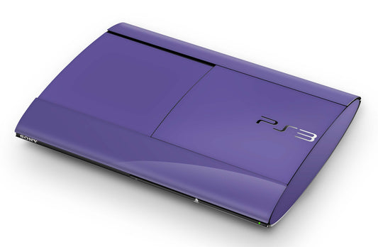 Playstation 3 Super Slim PS3 Skins Design Schutzfolie Vinyl Cover solid state purple Aufkleber skins4u   