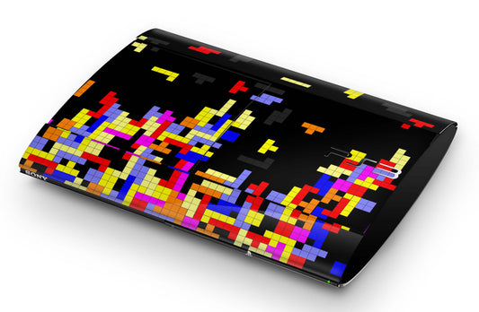 Playstation 3 Super Slim PS3 Skins Design Schutzfolie Vinyl Cover tetrads Aufkleber skins4u   