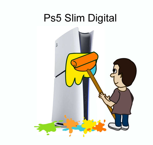 Playstation 5 SLIM Skin Digital Edition Aufkleber individuell selbst gestalten Wunschbild personalisieren cpb_product Skins4u   