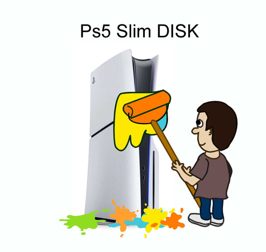 Playstation 5 SLIM Skin DISK Edition Aufkleber individuell selbst gestalten Wunschbild personalisieren cpb_product Skins4u   