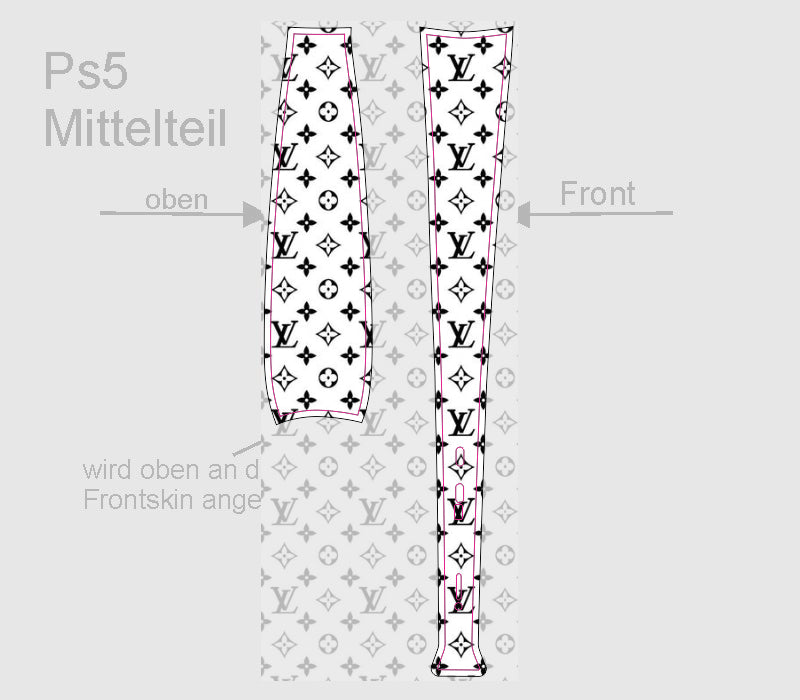 Playstation 5 SLIM Skin Digital Edition Aufkleber individuell selbst gestalten Wunschbild personalisieren cpb_product Skins4u